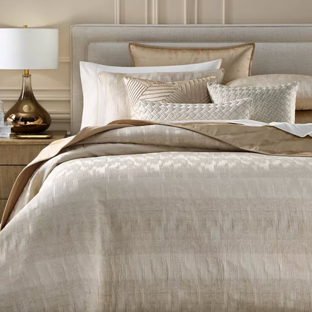 Hotel Collection Gilded Stripe Duvet Cover Set, Full/Queen